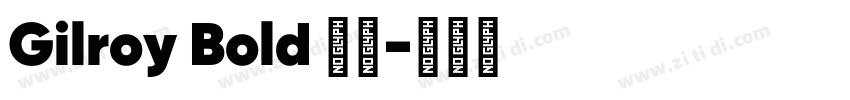 Gilroy Bold 普通字体转换